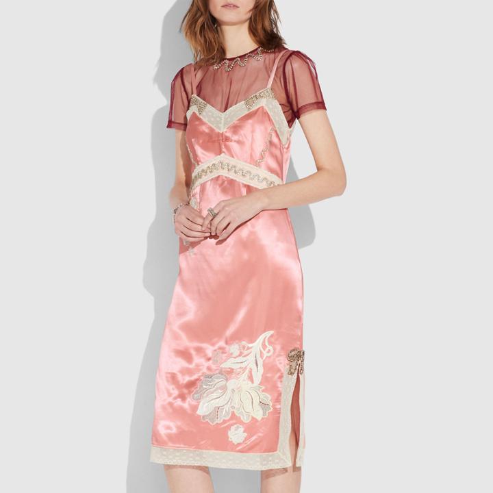 Coach Embellished Tulle T-shirt