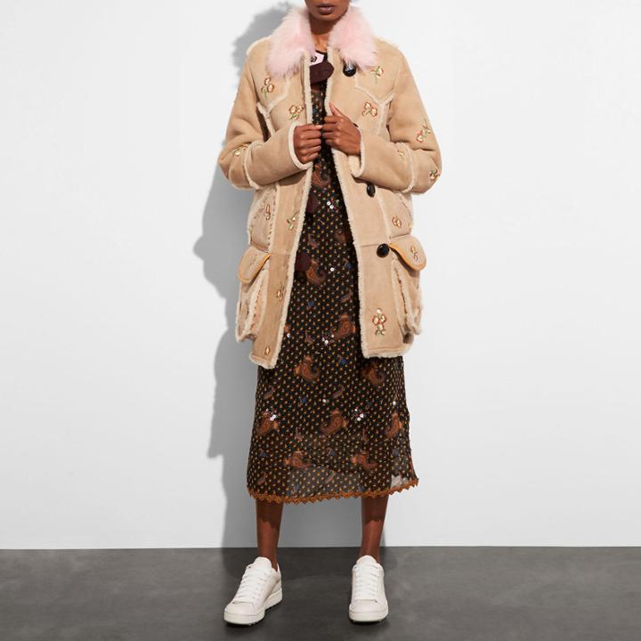 Coach Shearling Drifter Jacket