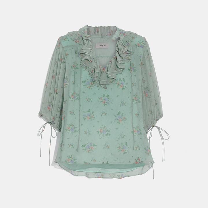 Coach Prairie Bouquet Print Top
