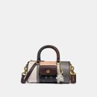Coach Disney X Coach Barrel Bag With Dalmatian Prairie Floral Print