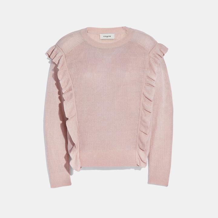 Coach Ruffle Sweater