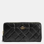 Coach Accordion Zip Wallet In Canyon Quilt Leather