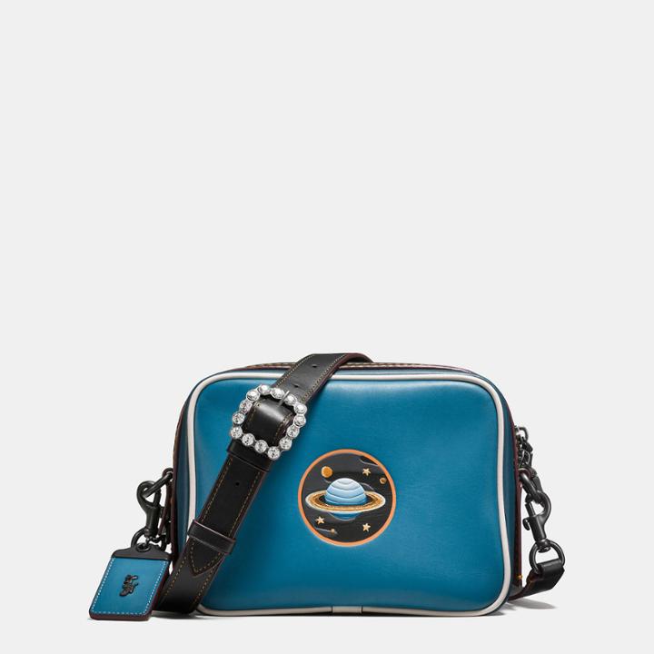 Coach Dylan Crossbody In Glovetanned Leather With Embossed Planet