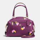 Coach Prairie Satchel In Floral Print Leather