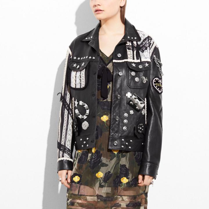 Coach Customized Leather Jacket