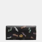 Coach Envelope Wallet In Glovetanned Leather With Car Print