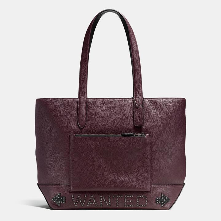 Coach Western Rivets Metropolitan Soft Tote