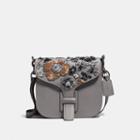 Coach Courier Bag With Leather Sequins