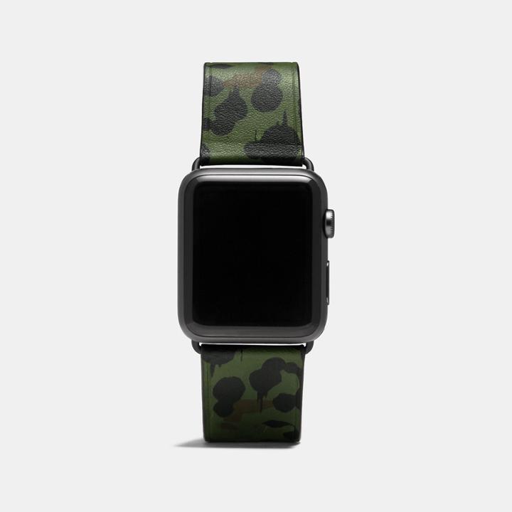 Coach Apple Watch Strap With Wild Beast Print