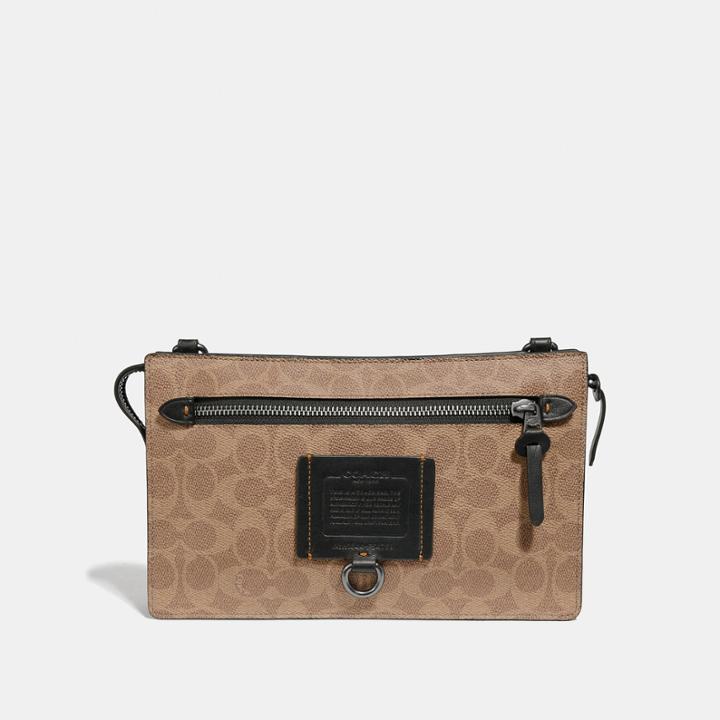 Coach Rivington Convertible Pouch In Signature Canvas