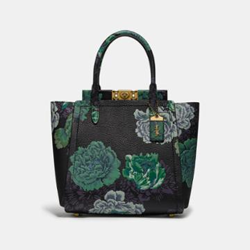 Coach Troupe Tote With Kaffe Fassett Print