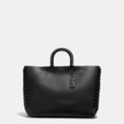 Coach Rogue Tote In Glovetanned Calf Leather With Link Detail