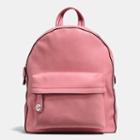 Coach Campus Backpack In Glitter Rose Polished Pebble Leather