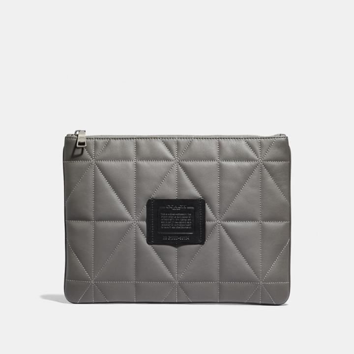 Coach Large Multifunctional Pouch With Quilting