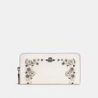 Coach Accordion Zip Wallet With Willow Floral Detail