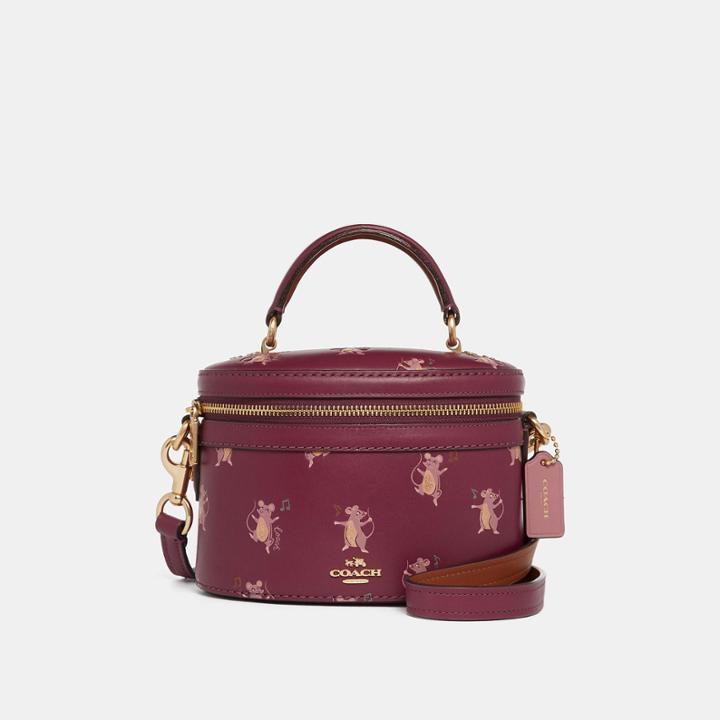 Coach Trail Bag With Party Mouse Print