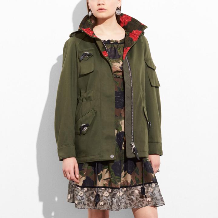 Coach Western Military Parka