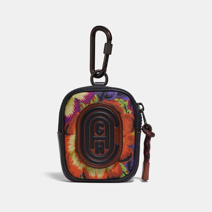 Coach Hybrid Pouch 8 With Kaffe Fassett Print