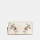 Coach Accordion Zip Wallet With Rocket