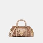 Coach Barrel Bag In Signature Jacquard