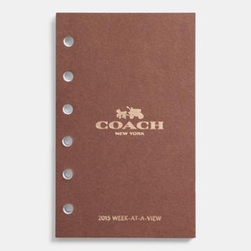 Coach Small Ring 2 Page Week