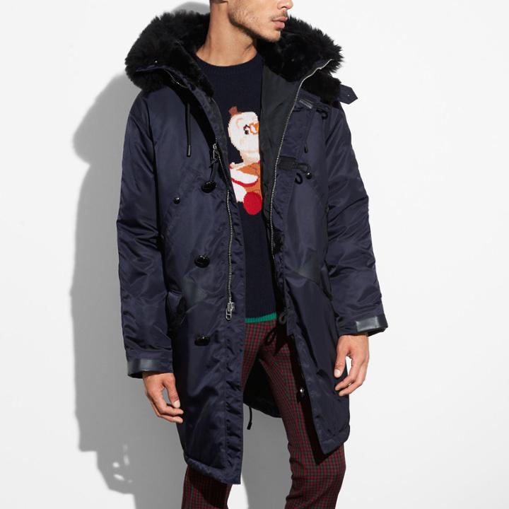 Coach Patch Parka