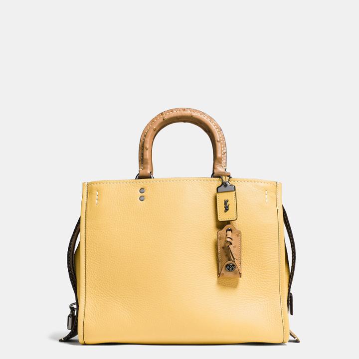 Coach Rogue Bag In Colorblock Ostrich