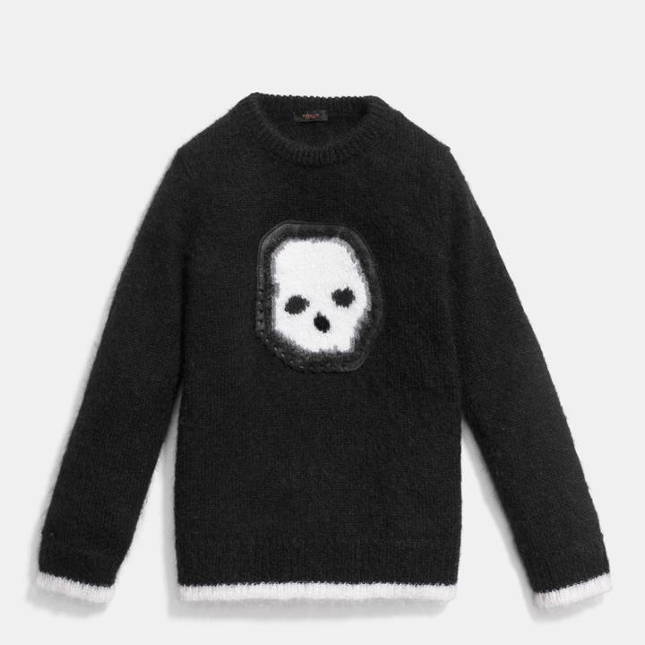 Coach Skull Intarsia Sweater