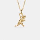 Coach Mini 18k Gold Plated Rexy Necklace