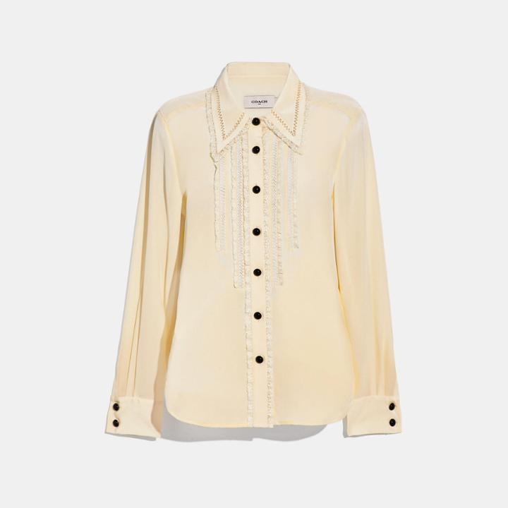 Coach Ruffle Detail Shirt