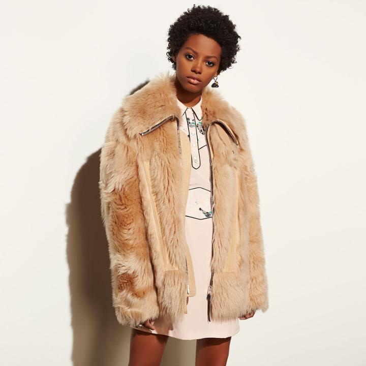 Coach Apr S Ski Shearling Coat
