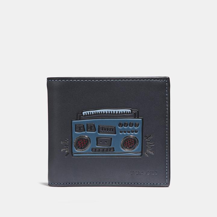 Coach X Keith Haring Double Billfold Wallet