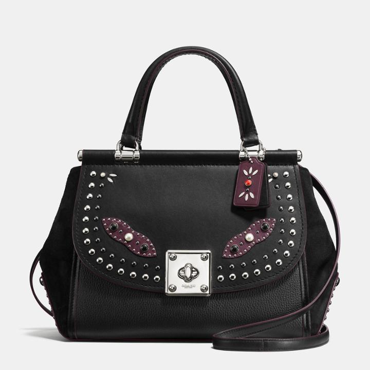 Coach Drifter Carryall In Glovetanned Leather With Western Rivets