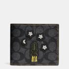 Coach 3-in-1 Wallet In Signature Coated Canvas With Embroidery