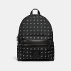 Coach Academy Backpack With Dot Diamond Print