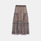 Coach Long Skirt With Front Slits