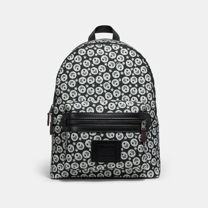 Coach Academy Backpack With Chevron Star Print