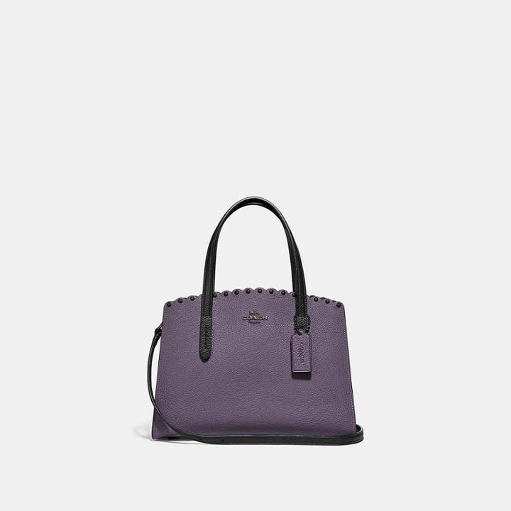 Coach Charlie Carryall 28 With Scallop Rivets