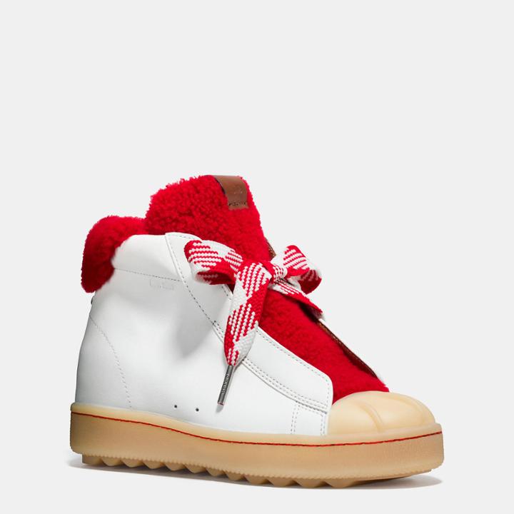 Coach High Top Hiker With Shearling