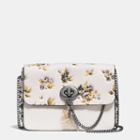 Coach Bowery Crossbody In Polished Pebble Leather With Rebel Charm