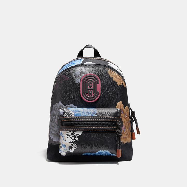 Coach Academy Backpack 23 With Kaffe Fassett Print