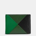 Coach Slim Billfold Wallet In Patchwork Pebble Leather