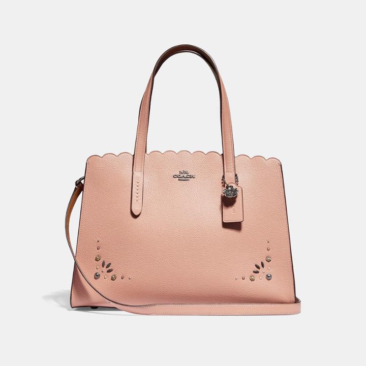 Coach Charlie Carryall With Prairie Rivets Detail