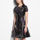 Coach Circle Dress With Leather Sequins