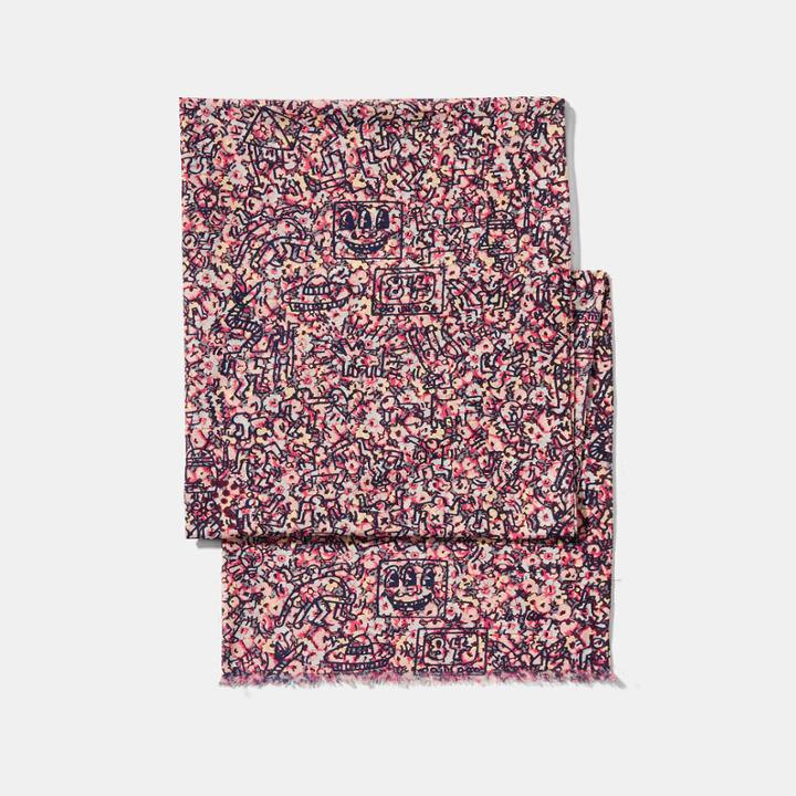 Coach X Keith Haring Embellished Scarf