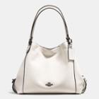 Coach Edie Shoulder Bag 31 In Polished Pebble Leather With Star Rivets