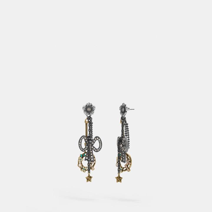 Coach Bow Charm Earrings