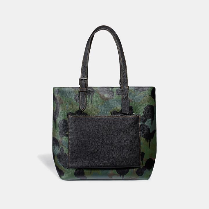 Coach Metropolitan Soft Tote With Wild Beast Print