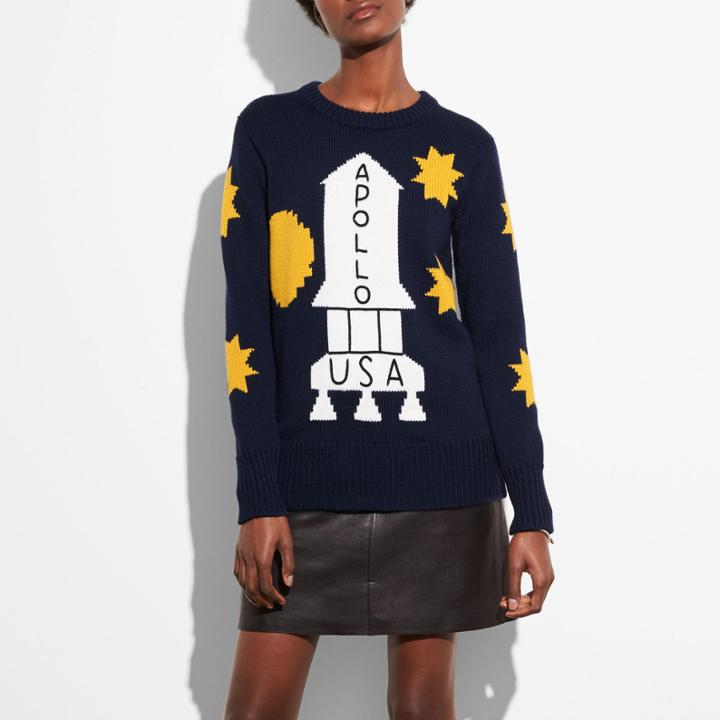 Coach Rocket Crewneck