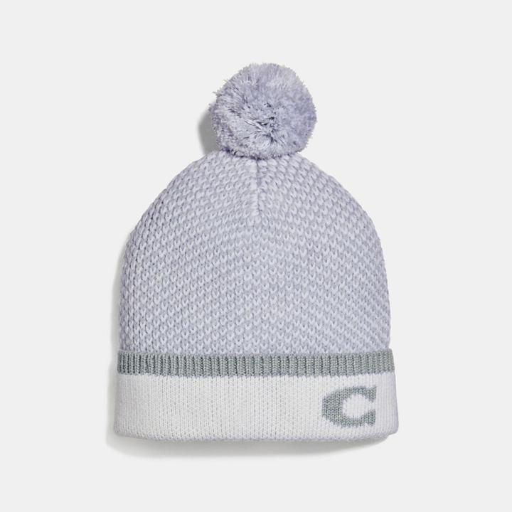 Coach Chevron Knit Hat